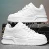 Classic Platform Men's Winter Sneakers Comfort Leather Skateboarding Shoes Men Lace-up White Sneakers Men Zapatillas De Skate
