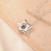 Chunky Star Pendant Necklace Stainless Steel Neck Chains for Women Minimalist Jewelry Year Gift