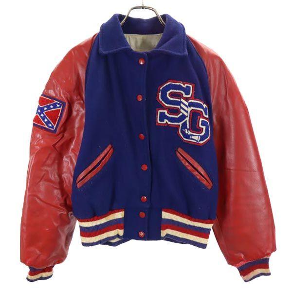 

HOWE СПОРТИВНАЯ ОДЕЖДА 70-х Шерсть Винтаж Stajan 36 Синий x красный Женская Б/У