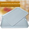 Aluminum Rectangular Baking Pan for Bread, Cake, and Mooncake - 60x40cm 