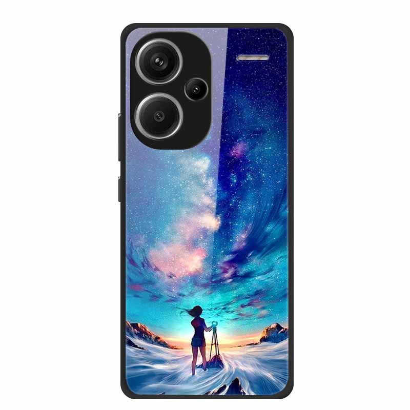 For Redmi Note 13 Pro Plus 5G Case Tempered Glass Hard Back Covers for Redmi Note 13 Pro 5G  Note 13 Pro+  13 Luxury Cover Coque