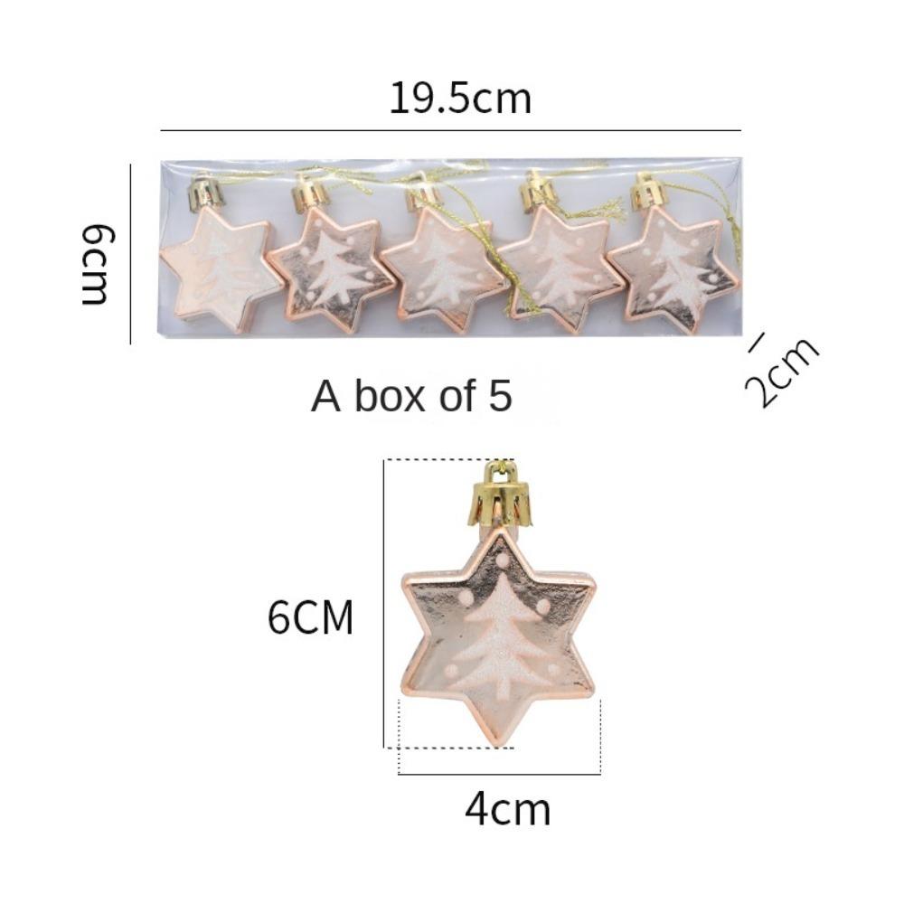 Plastic Christmas Candy Balls Ornament Christmas Decor 5Colors Christmas Tree Ornaments Candy Shapes Xmas Tree Hanging Pendant