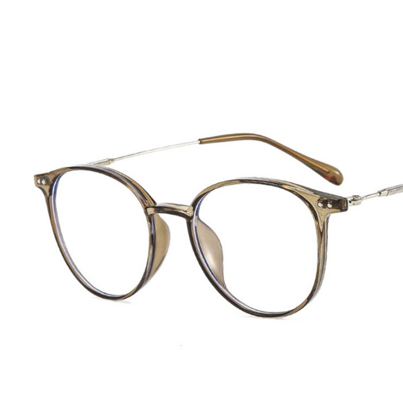 Rice Nails Metal Frame  Clear Lens Glasses Myopia Nerd Spectacles Degree -0.5 -1.0 -2.0 To -6.0 Round Hyperopia +0.5 To +6.0