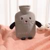 Leak-proof Hot Water Bottles Cute Hand Warmers Cartoon Water-filling Bottle  Female