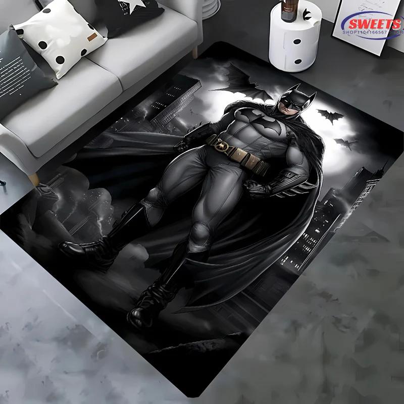 Nový koberec do DC Batman oblasti, volba do obývacího pokoje, ložnice, k pohovce, do kancelářské zóny, dětského pokoje, protiskluzová, pratelná v pračce podložka, dárek