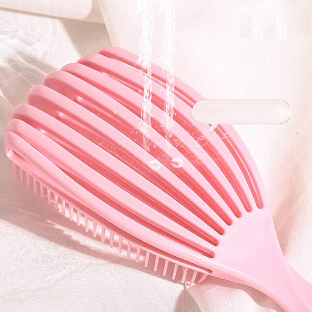 Hollow Hollowing Out  Massage Comb Anti-static Hair Brush Portable Scalp Massage Comb  Nylon Salon