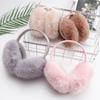 Women's Foldable Imitation Rabbit Fur Earmuffs: Cute, Warm Winter Ear Covers for Students