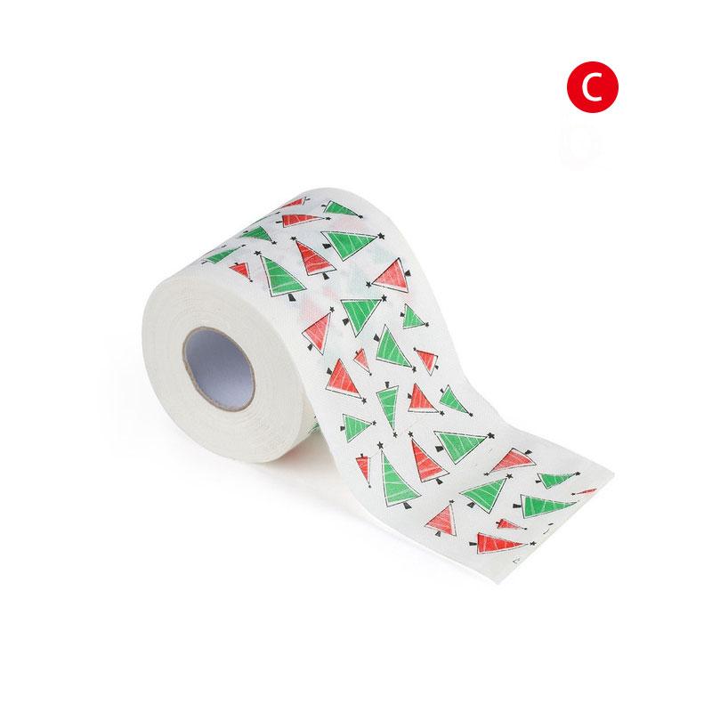 New Year Gifts Santa Claus Reindeer Christmas Toilet Paper Christmas Decorations for Home Tissue Roll