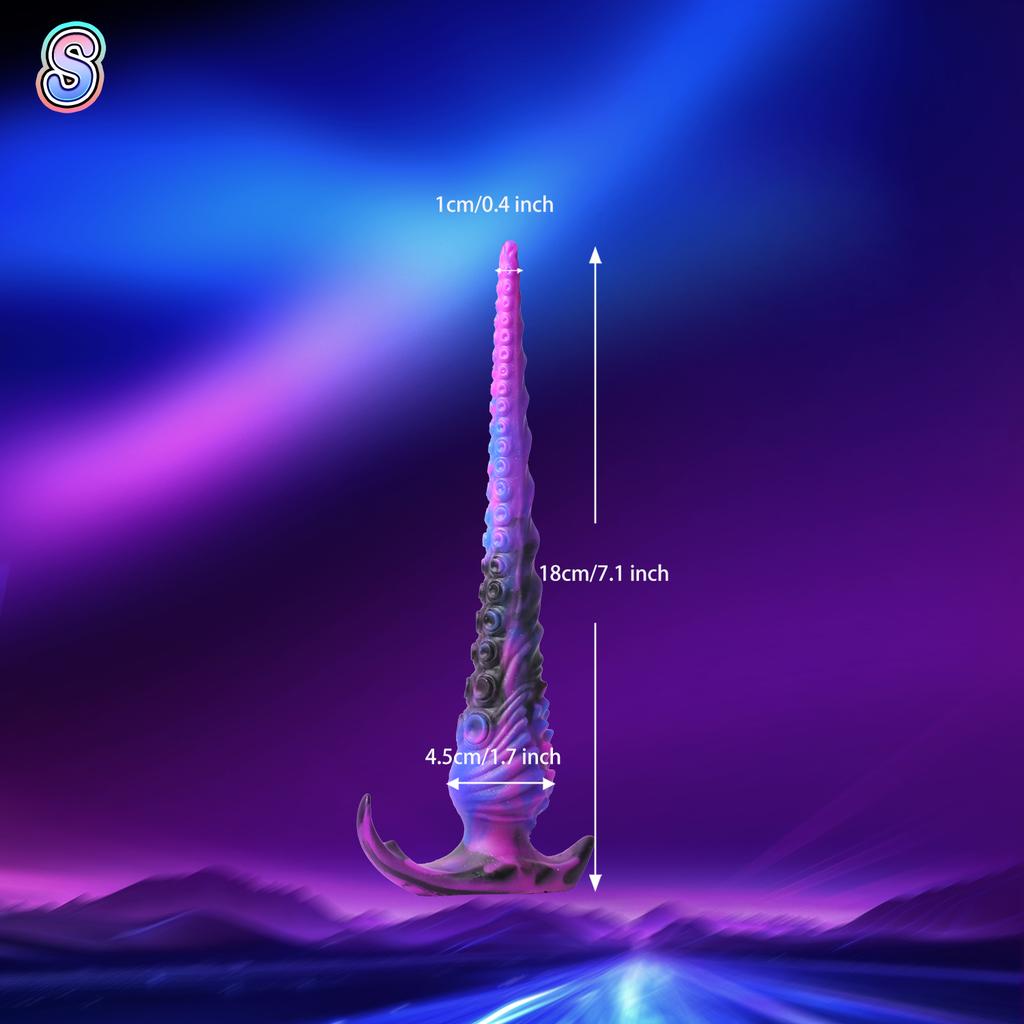 18+ Tentacles Anal Plug Octopus Tentacle Butt Plug for Women Men Gay Long Anal Dildos Silicone Soft Butt Plug Long Dick Sex Toys