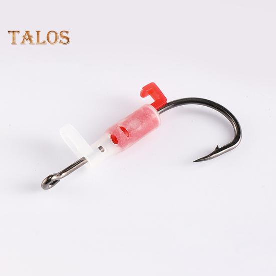 3/5/10/15/20Pcs Luminous Live Shrimp Fixing Hook Heavy Duty Glow-in-the-dark Barbed Fishhook Freshwater Saltwater Catfish Bass Fishing Hook Fishing