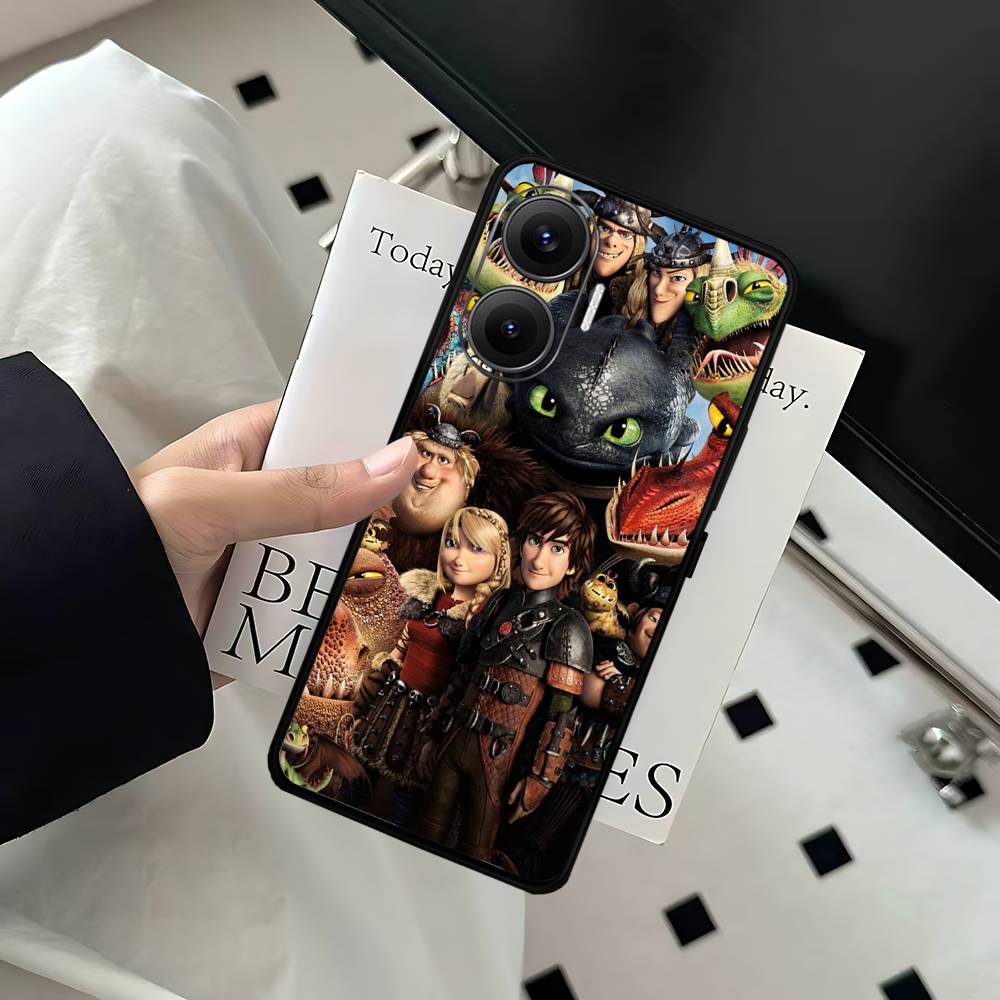 Movie How To T-Train Your D-Dragon Phone Case For Xiaomi Mi 5X 8 9 10 11 12 Lite Pro 10T PocoX3pro PocoM3 Note 10 Pro Lite