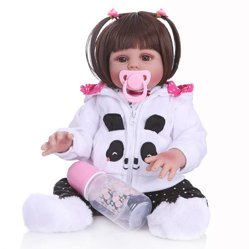 NPK Silicone 48cm Baby Doll: Water-Friendly and Cute Girl Design 48cm