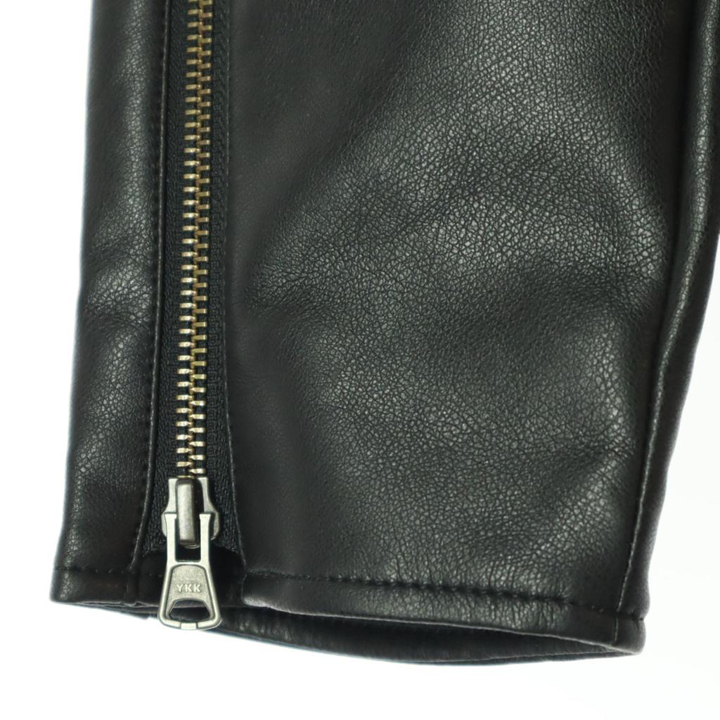 Beauty products nano universe Long sleeve Faux leather Single riders jacket Men's Used