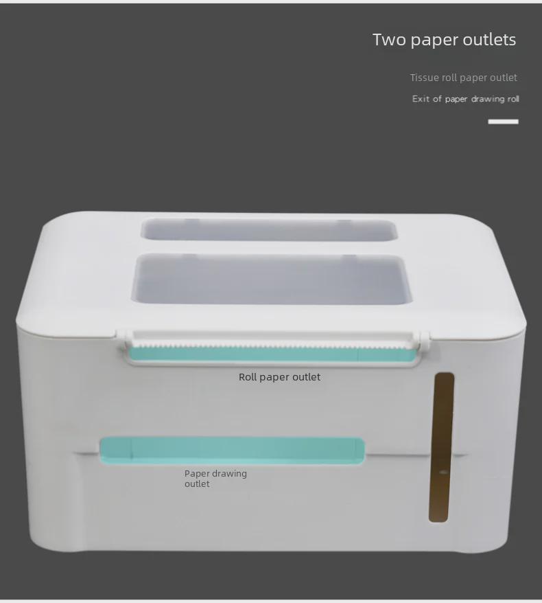 Porte-papier toilette mural étanche et support de rangement