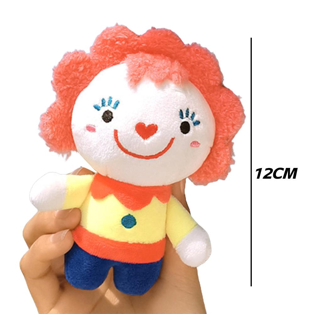 Plush Cartoon Circus Clown Stuffed Doll Schoolbag Accessories Pendant Kid