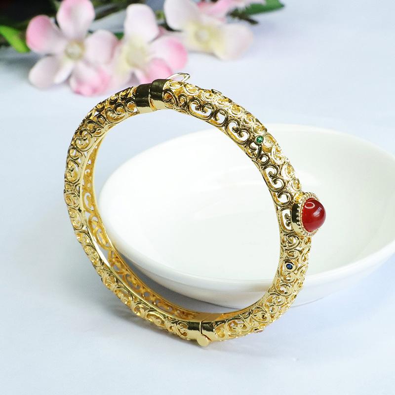 Red Agate Bracelet Carnelian Hollow Women's Factory Generation S3072711