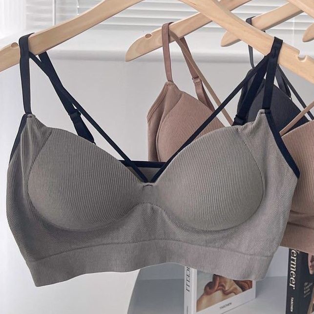Träger Tanktop Einteiler Latex Feste Cups Unterwäsche Bustier Sexy Rückenfrei Basisschicht Cami Herbst und Sommer Damen Unterwäsche