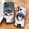 Funda de Teléfono Linda R-Rikka T-TAKANASHI Para iPhone 17,16,15,14,13,12,11 Plus,Pro Max,XS,Funda Negra de Silicona Suave