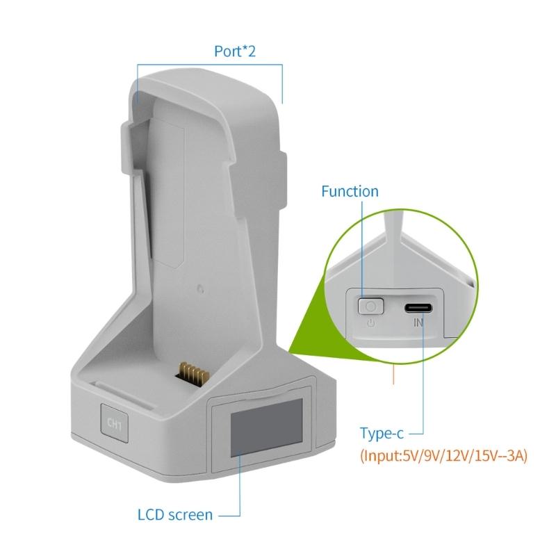 Intelligents Battery Chargers With Color LCD Display And Smartests Charging Algorithm for Flip Drones Accessories