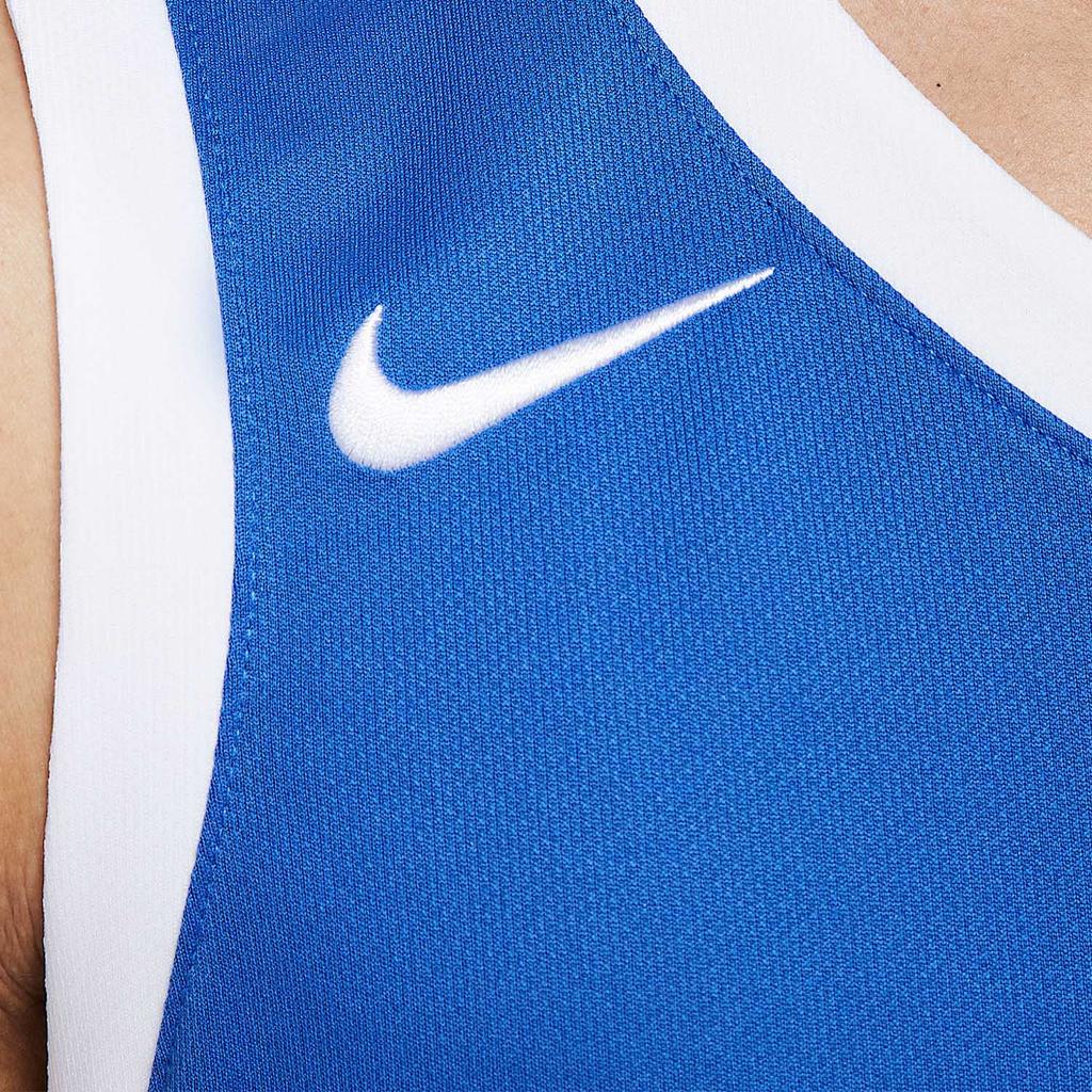 Nike Dri-Fit Crossover Comfortable Quick-Dry Casual Basketball Vest Men Tops Royal-Blue White HF0500-494