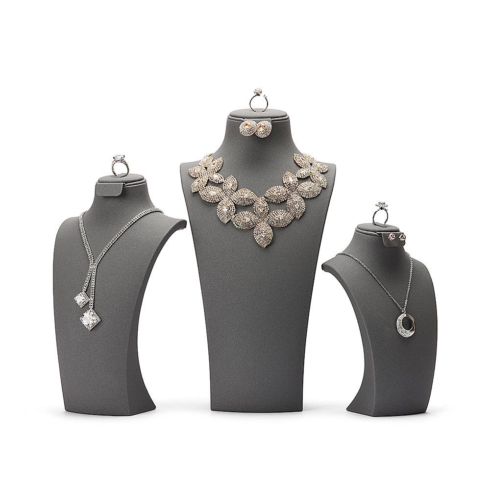 Jewelry Store Window Display: Necklace & Earring Stand Set