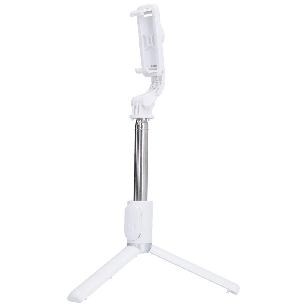 103cm 40.6in Tripod Selfie Stick Aluminum Alloy Cellphone Selfie Stick for Android iOSWhite