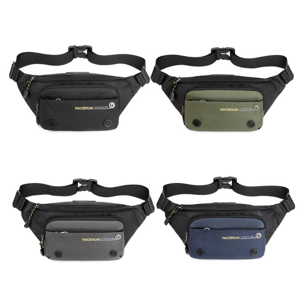 Multi-functional Men Waist Bag Multi-pocket Chest Bag Versatile Sports Fanny Pack  Climb