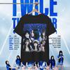 Twice Jeongyeon World Tour Retro 90s Vintage Graphic Unisex Heavy Cotton Tee: Once Kpop Concert Tour Fan Merch & Gift 2026