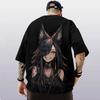 3D Cat Girl Printed Men's T-shirt