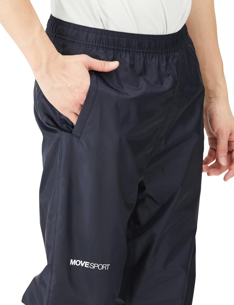 Long Pants Descente Lined Mesh Windbreaker Jogger Pants Windproof Water Repellent Training Running NV M [Move Sports] (DMMXJG11)
