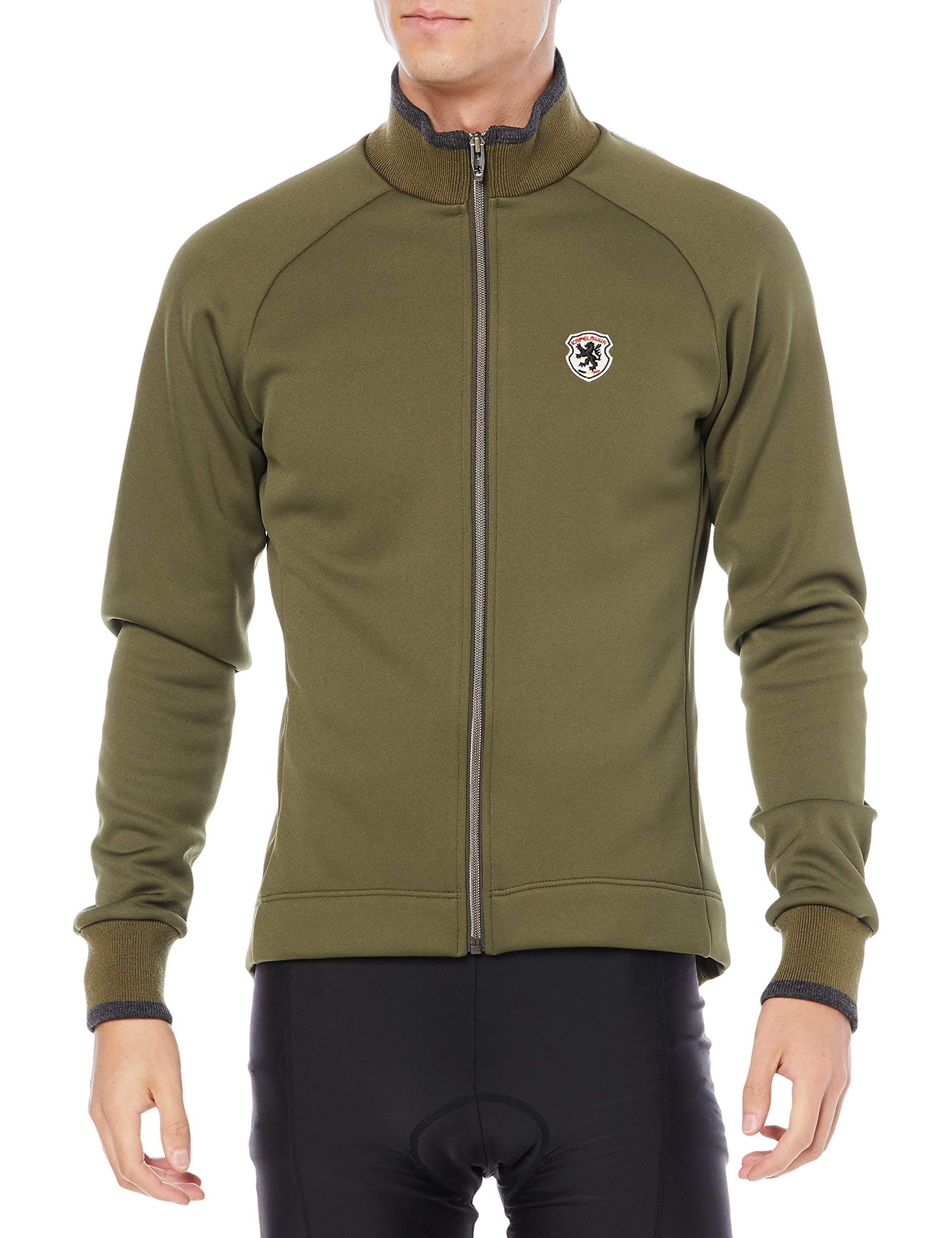 

Kapelmuur Retro Olive Size Cycling Jacket for Jacket, Check, M, Fall/Winter (5°C-15°C)