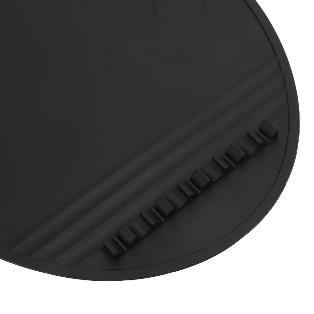 Silicone Material Silicone Brush Cleaning Mat Large Size Cosmetic Brush Scrubber Travel Use