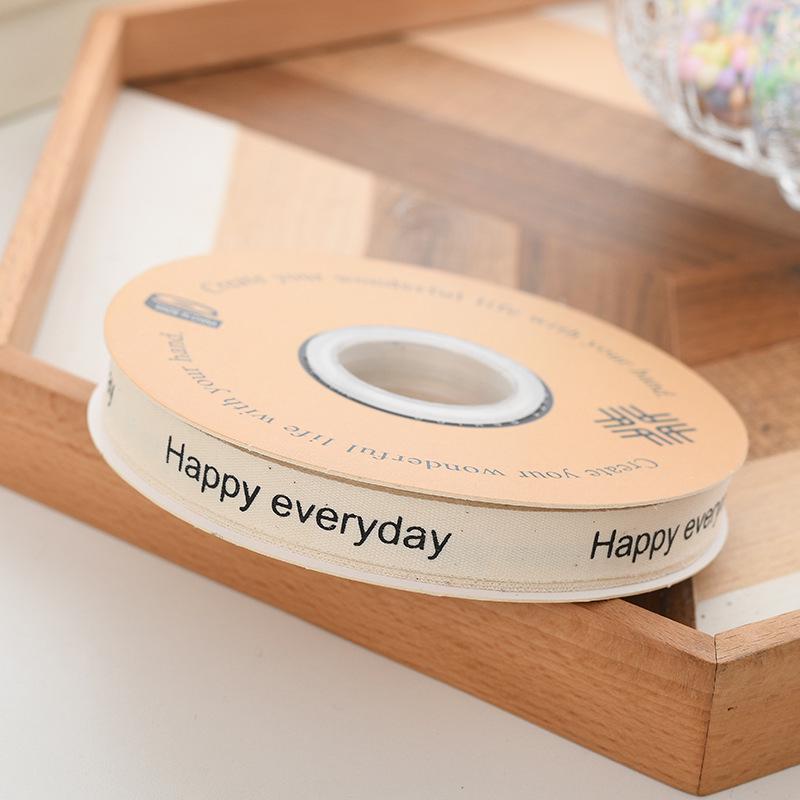 Panglică de Bumbac Englezesc pentru Xiaoqing Literar Proaspăt Buchet Tort & Decorare Cutie Cadou: Panglică Colorată pentru Ambalaj DIY