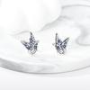 Ladies Sweet 925 Silver Ocean Star Flower Butterfly Design Trendy Earrings Birthday Commemoration Day Fine Sweetheart Jewelry