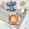 8pc/sets Big-eared Pet Diamond Painting Coasters DIY Diamond Art Coasters 5D Full Drill Diamond Coasters Acrylic Round Cup