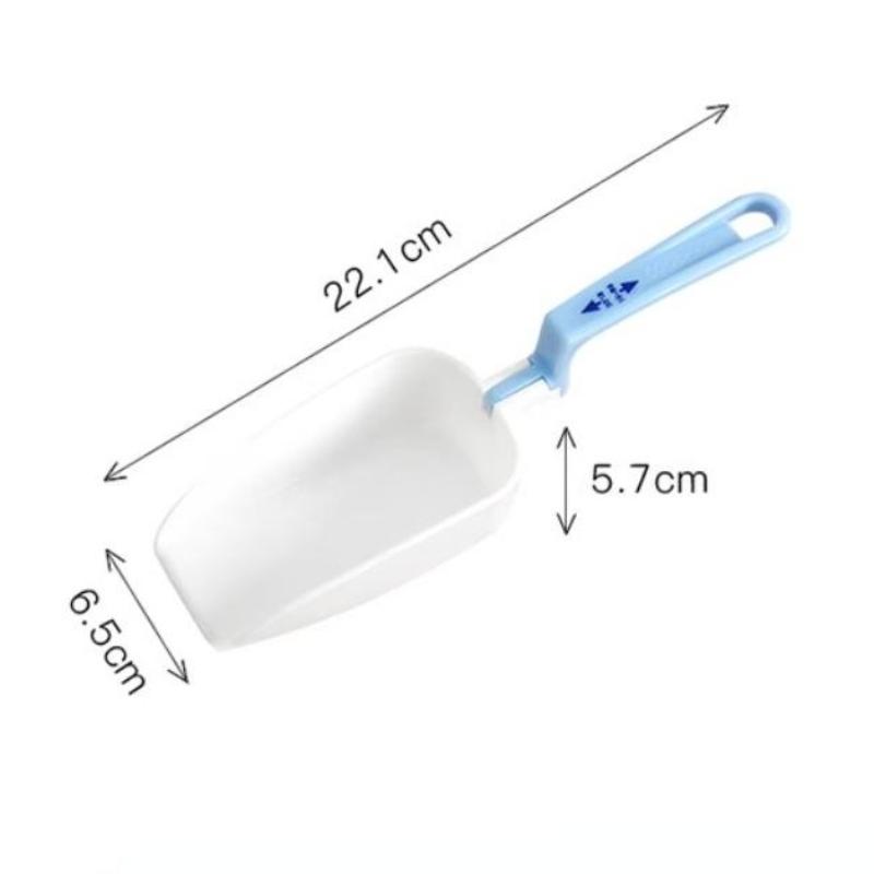 

Foldable Refrigerator Ice Shovel Ice Spoon Household Thickened Long Handle Multifunctional Cat and Dog Food Flour Shovel Tool A