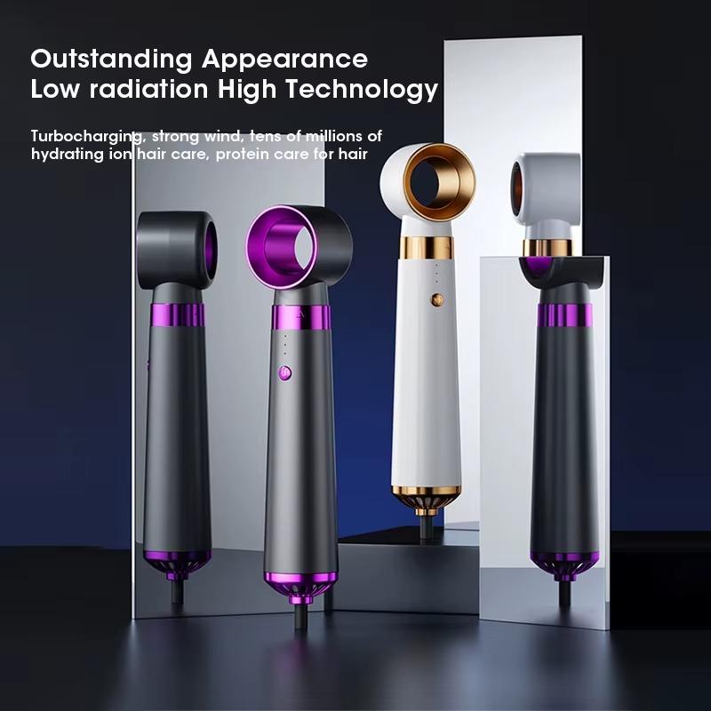 5 in 1 Multifunction Hair Dryer Hot Air Comb with Automatic Curling Rod Straightener Fast Dry Salon Tool