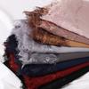 Lace Edge Chiffon Hijab Veil Solid Color Sunscreen Shawl Versatile Headwraps  Women Headwear