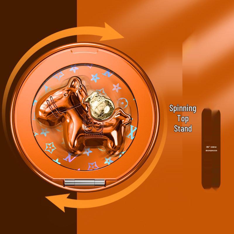 Ultra-thin Rotating Magnetic Phone Stand: Portable, Invisible, Multi-functional, Universal Pivot Model