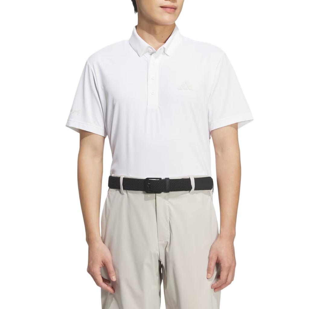 Adidas Golf Clothing Men's White Polo Collar Moderate JZ4310