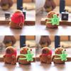 Plush Keychain Capybara Toy Pp Cotton Stuffed Bag Decor For Gift Children