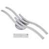 LED Deckenleuchte Fernbedienung Dimmbar 4 Wellenförmige Deckenlampe Röhre für Wohnzimmer Schlafzimmer AC85?265 V