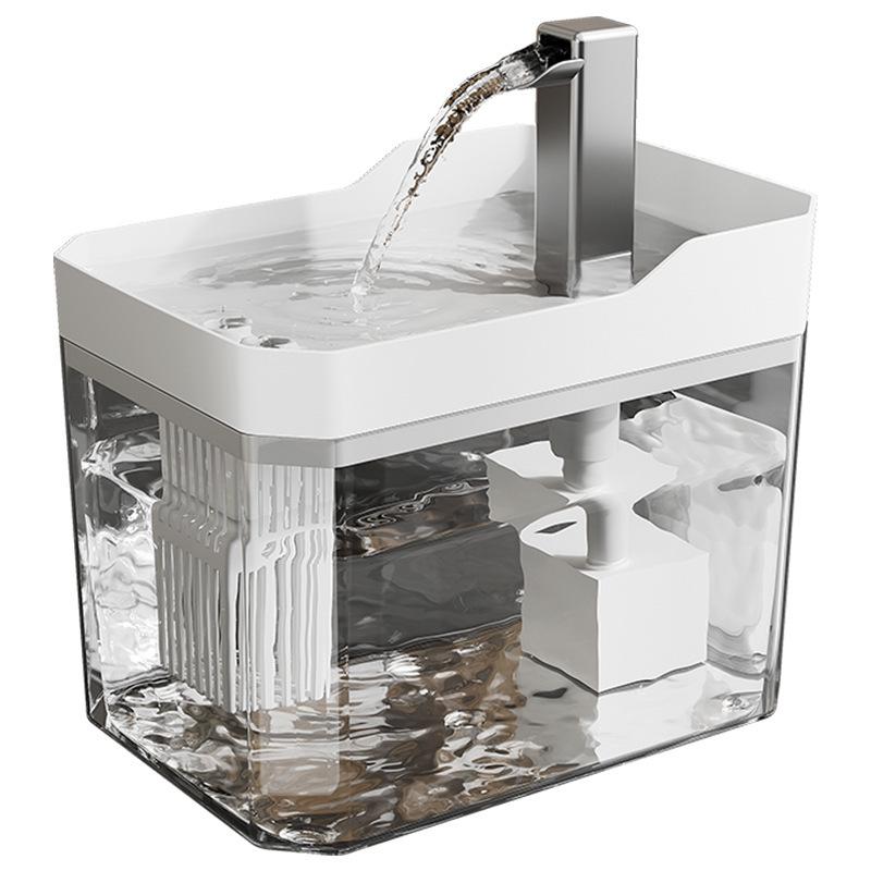 Smart Pet Water Dispenser with Flowing Filtered Water for Dogs & Cats