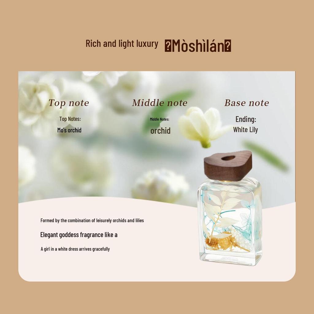 Luxury Preserved Flowers Aroma Diffuser Gift Box – Long-lasting Fragrance for Hotel Bedrooms & Souvenirs