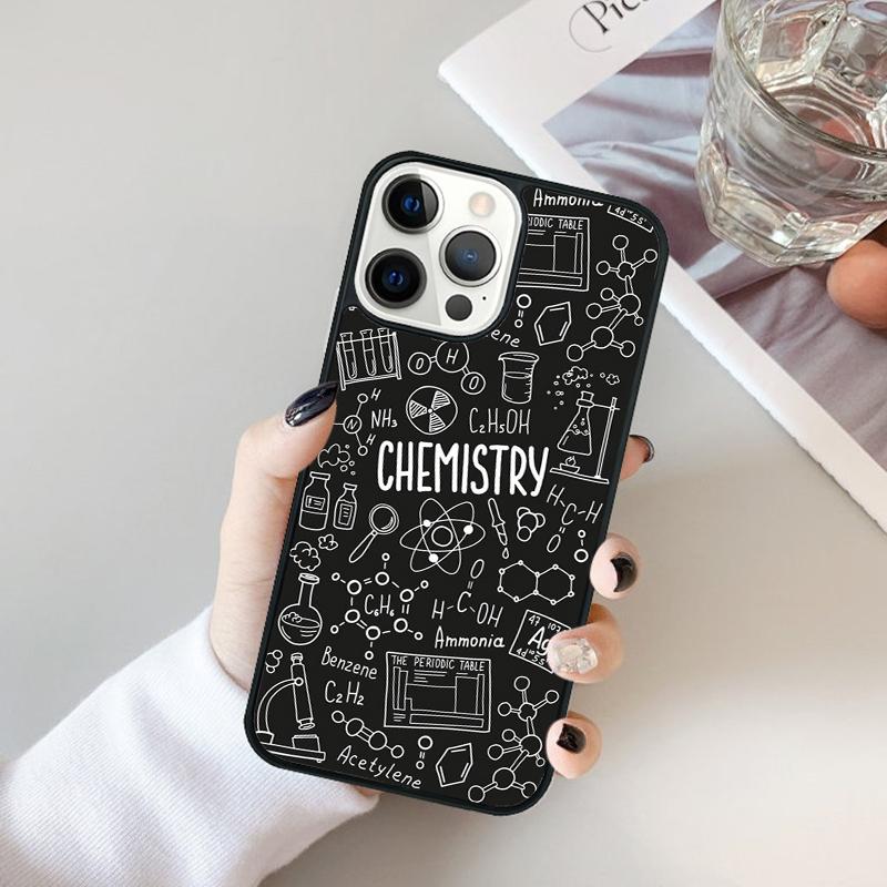 Science Chemistry Caffeine Phone Case For iPhone 17 Air 16 15 14 Max Plus 11 12 13 Pro Max Phone Cover coque
