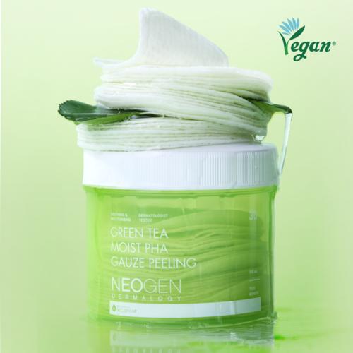 NEOGEN Green Tea Moist PHA Gauze Peeling 30 sheets