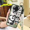 Dirt-resistant Cartoon Phone Case For Cubot Note20 Phone Holder Wristband Waterproof Panda Soft case Anti-dust Cute Ring