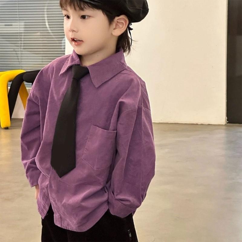 Soft Stretchable Kids Necktie Flexible Adjustment School Occasion Neck Tie For Children Uniform and Everyday Wear