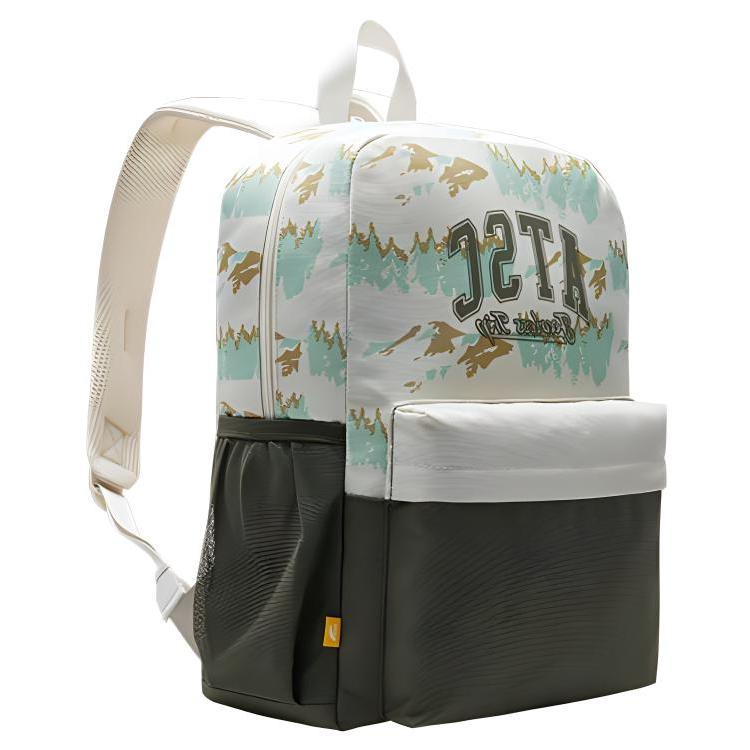 New Anta Life Collection PU Backpack Regular Unisex Light Smoke Gray/Light Army Green 192448151-4