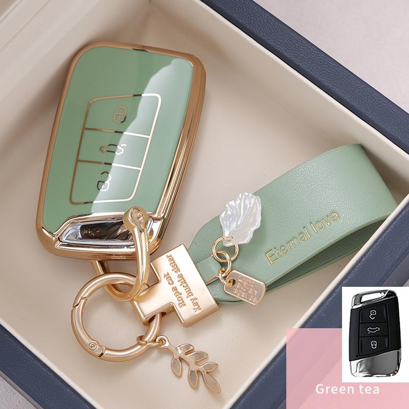 New Fashion Tpu Car Remote Key Case Cover Shell For Vw Volkswagen Passat B8 Magotan For Skoda Kodiaq Superb A7 Smart Keyless